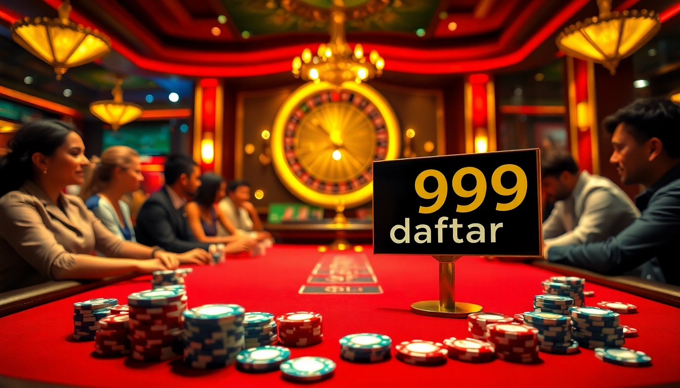Experience the thrill of gambling at HGO909 daftar poker table with vibrant chips and roulette wheel.