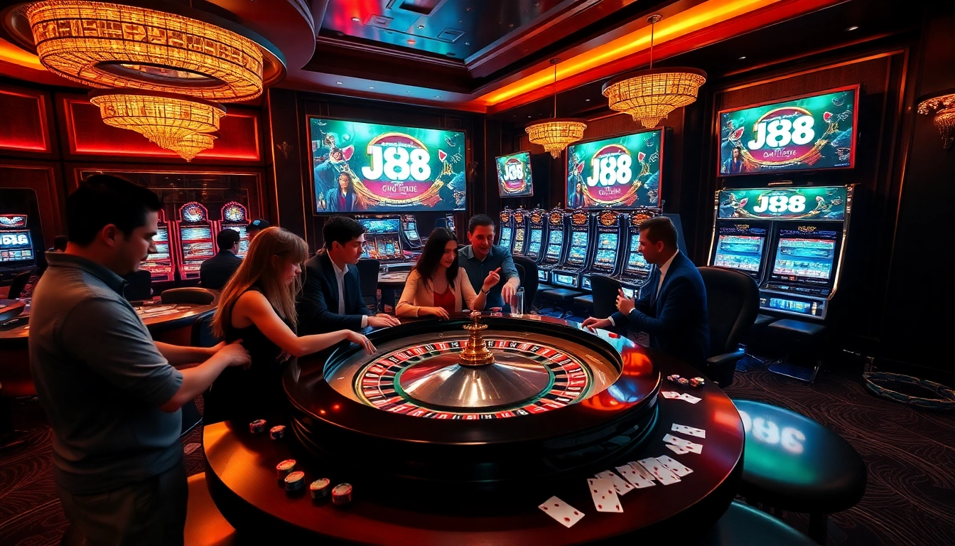 Experience the thrill of gambling at J88 đăng nhập, where players enjoy access to roulette, slot machines, and poker games.