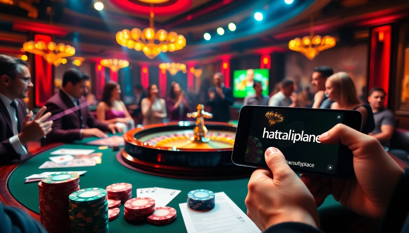 Explore the excitement of a casino game with players at a roulette table, featuring loads of chips and the https://nhacaiuytin.place/ betting interface.