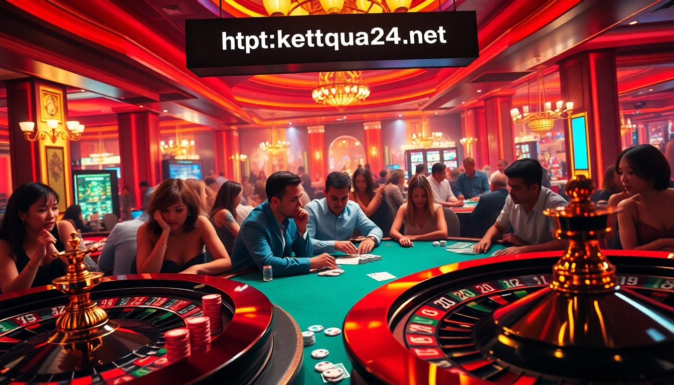 Experience thrilling poker action at https://ketqua24.net/ with intense focus and vibrant casino atmosphere.